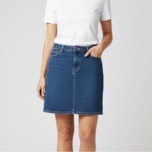 Oh Baby Dark Blue Jean Skirt
